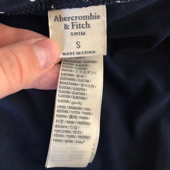 Abercrombie & Fitch Polka Dot Swim Bottoms Size Small - Picture 7 of 8
